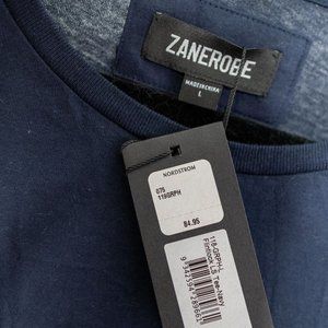 NWT Zanerobe Mens L Navy Long Sleeve T Shirt